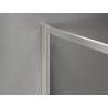 Mexen Kioto-F raamistusega Walk-in dušinurk 140 x 70 cm, läbipaistev 8 mm, harjatud nikkel - 800-140-202-04-97-070