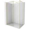 Mexen Kioto-F Dušinurk Walk-in raamiga 160 x 85 cm, läbipaistev 8 mm, kuldne harjatud - 800-160-202-04-55-085