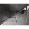 Mexen Kioto-F Dušinurk Walk-in raamiga 160 x 85 cm, läbipaistev 8 mm, kuldne harjatud - 800-160-202-04-55-085