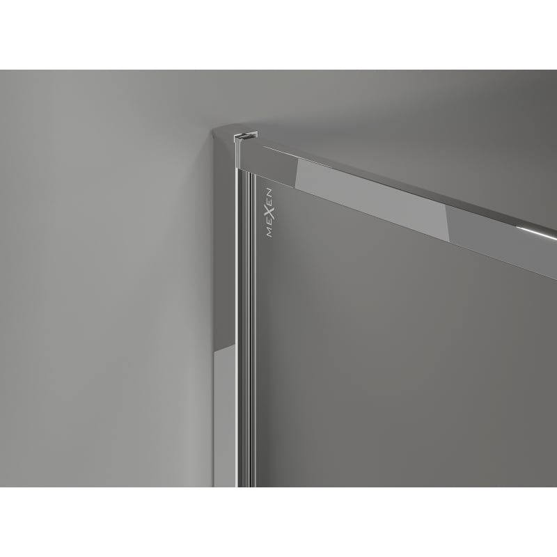 Mexen Kioto-F dušisein Walk-in raamiga 150 x 90 cm, läbipaistev 8 mm, kroom - 800-150-202-04-00-090