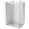 Mexen Kioto-F Shower Screen Walk-in with Frame 125 x 100 cm, Transparent 8 mm, Chrome - 800-125-202-04-00-100
