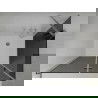 Mexen Lima opvouwbare douchecabine 100 x 110 cm, grafiet, chroom + Flat douchebak, wit - 856-100-110-01-40-4010