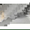 Mexen Lima vouwdeur douchecabine 70 x 90 cm, transparant, chroom + douchebak Flat - 856-070-090-01-00-4010