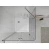 Mexen Lima folding shower cabin 90 x 90 cm, transparent, chrome + Flat tray - 856-090-090-01-00-4010
