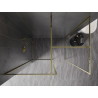 Mexen Kioto-F dušisein Walk-in raamiga 155 x 110 cm, läbipaistev 8 mm, kuldne - 800-155-202-04-50-110