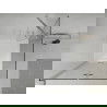 Mexen Lima opvouwbare douchecabine 70 x 70 cm, transparant, chroom + Flat douchebak - 856-070-070-01-00-4010