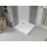 Mexen Lima Duo faltbare Duschkabine 70 x 70 cm, transparent, Chrom + Flat-Duschtasse - 856-070-070-01-02-4010