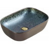 Mexen Rita lavabo sobre encimera 45 x 32 cm, verde - 21084556