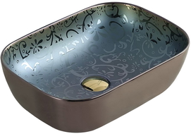 Mexen Rita opzetwastafel 45 x 32 cm, groen - 21084556