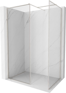 Mexen Kioto-F duša siena Walk-in ar rāmi 170 x 110 cm, caurspīdīgs 8 mm, matēts niķelis - 800-170-202-04-97-110
