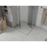 Mexen Lima Duo cabina doccia pieghevole 80 x 80 cm, trasparente, cromo - 856-080-080-02-00