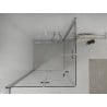 Mexen Lima Duo cabine de douche pliante 90 x 90 cm, transparent, chrome - 856-090-090-02-00