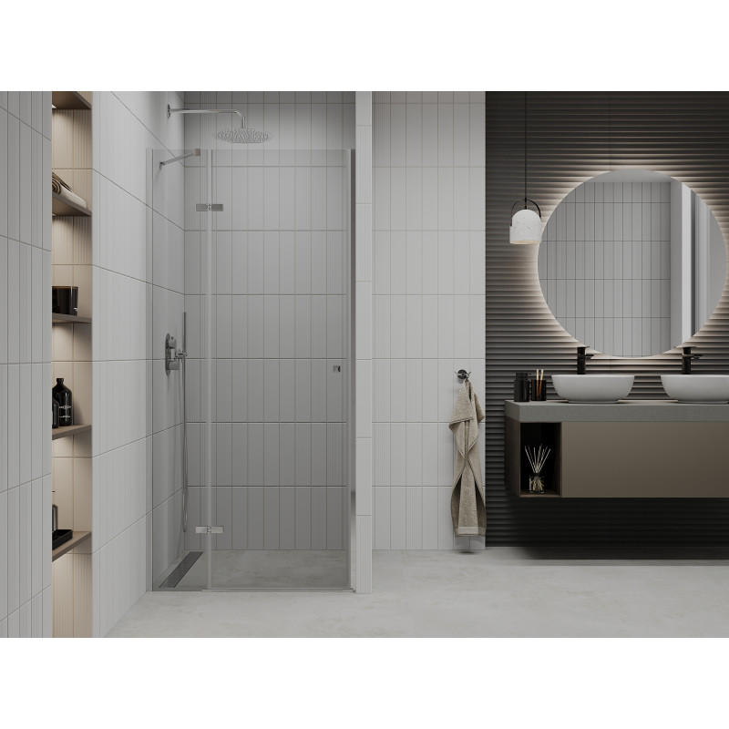 Mexen Roma porte de douche pivotante 110 cm, transparent, chrom - 854-110-000-01-00