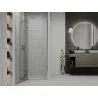 Mexen Roma porte de douche battante 115 cm, transparent, chrome - 854-115-000-01-00
