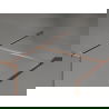 Mexen Kioto-F Walk-in Duschwand mit Rahmen 180 x 120 cm, transparent 8 mm, gebürstetes Kupfer - 800-180-202-04-65-120