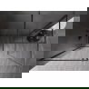 Mexen Kioto-F Duschwand Walk-in mit Rahmen 100 x 70 cm, transparent 8 mm, gebürstetes Gun Gray - 800-100-202-04-66-070