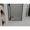 Mexen Roma drzwi prysznicowe uchylne 120 cm, transparent, czarne - 854-120-000-70-00