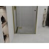 Mexen Roma swing shower door 100 cm, transparent, gold - 854-100-000-50-00