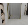 Mexen Roma swing shower doors 120 cm, transparent, gold - 854-120-000-50-00