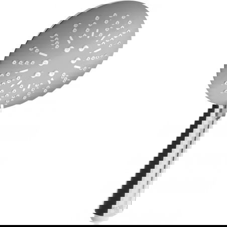 Mexen R-67 3-funktions duschhandtag, krom/grå - 79567-06