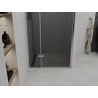 Mexen Roma draaibare douchedeur 70 cm, grafiet, chroom - 854-070-000-01-40
