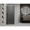 Mexen Roma 110 cm Hinged Shower Door, Graphite, Chrome - 854-110-000-01-40