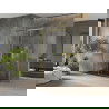 Mexen Omega douchecabine schuifdeur 100 x 90 cm, transparant, goud + Flat douchebak, zwart - 825-100-090-50-00-4070G