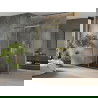 Mexen Omega douchecabine schuifdeur 100 x 90 cm, transparant, goud + Flat douchebak, zwart - 825-100-090-50-00-4070G