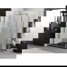 Mexen Exo draaiende douchecabine 90 x 95 cm, transparant, goud - 814-090-095-50-00