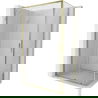 Mexen Exo Duschkabine verschiebbar 155 x 70 cm, transparent, gold - 8151-155-070-50-00