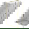 Mexen Exo Duschkabine Schwingtür 135 x 95 cm, transparent, gold - 819-135-095-50-00