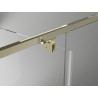 Mexen Exo-R kabina prysznicowa uchylna 105 x 100 cm, transparent, złota - 819-105-100-50-00