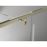 Mexen Exo-R nihajna tuš kabina 160 x 100 cm, prozorna, zlata - 819-160-100-50-00