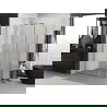Mexen Exo Duschkabine Schwingtür 80 x 85 cm, transparent, gold - 8182-080-085-50-00