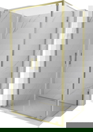 Mexen Exo douchecabine met draaideur 100 x 85 cm, transparant, goud - 8182-100-085-50-00