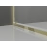 Mexen Exo-BR Duo cabina de ducha abatible 90 x 95 cm, transparente, dorada - 8182-090-095-50-00