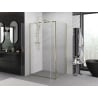 Mexen Exo cabine de douche pivotante 100 x 95 cm, transparent, doré - 8182-100-095-50-00