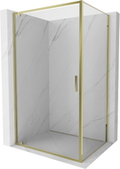 Mexen Exo-BR duschkabin med svängdörr 75 x 70 cm, transparent, guld - 8181-075-070-50-00