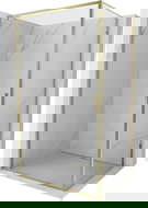 Mexen Exo Duschkabine Schwingtür 80 x 70 cm, transparent, gold - 8181-080-070-50-00