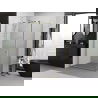 Mexen Exo scharnierend douchecabine 70 x 75 cm, transparant, goud - 8181-070-075-50-00