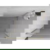 Mexen Exo draaibare douchecabine 70 x 90 cm, transparant, goud - 8181-070-090-50-00