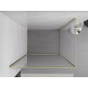 Mexen Exo-BR kabina prysznicowa uchylna 85 x 90 cm, transparent, złota - 8181-085-090-50-00