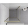 Mexen Exo-BR kabina prysznicowa uchylna 95 x 95 cm, transparent, złota - 8181-095-095-50-00