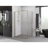 Mexen Exo-B kabina prysznicowa uchylna 80 x 85 cm, transparent, złota - 817-080-085-50-00