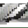 Mexen Exo Duschkabine aufklappbar 100 x 95 cm, transparent, gold - 817-100-095-50-00