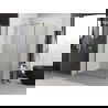 Mexen Exo Duschkabine aufklappbar 100 x 95 cm, transparent, gold - 817-100-095-50-00
