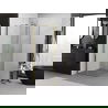 Mexen Exo inklapbare douchecabine 70 x 70 cm, transparant, goud - 816-070-070-50-00