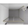 Mexen Exo-F cabina de ducha plegable 95 x 70 cm, transparente, dorada - 816-095-070-50-00