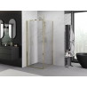 Mexen Exo-F salokāms dušas kabīnes 80 x 80 cm, caurspīdīgs, zelta - 816-080-080-50-00