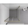 Mexen Exo-F cabina doccia pieghevole 95 x 95 cm, trasparente, oro - 816-095-095-50-00